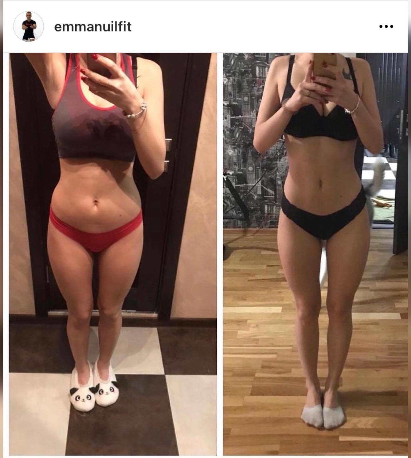 Same weight. Different physique.